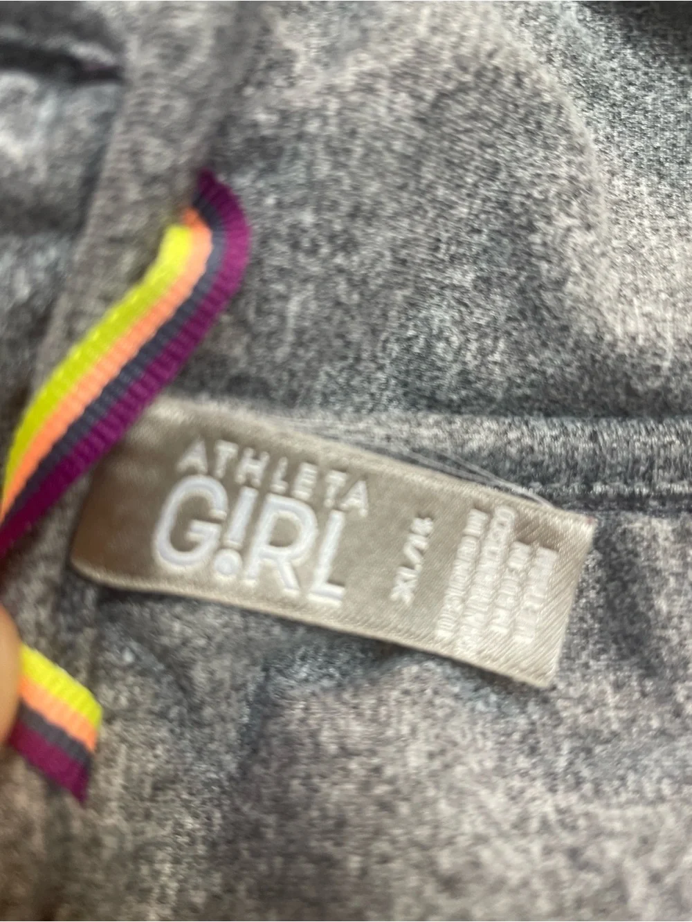 Athleta Girls' Hooded Purple Puffer Jacket